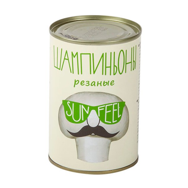 Шампиньоны резаные Sunfeel 425г