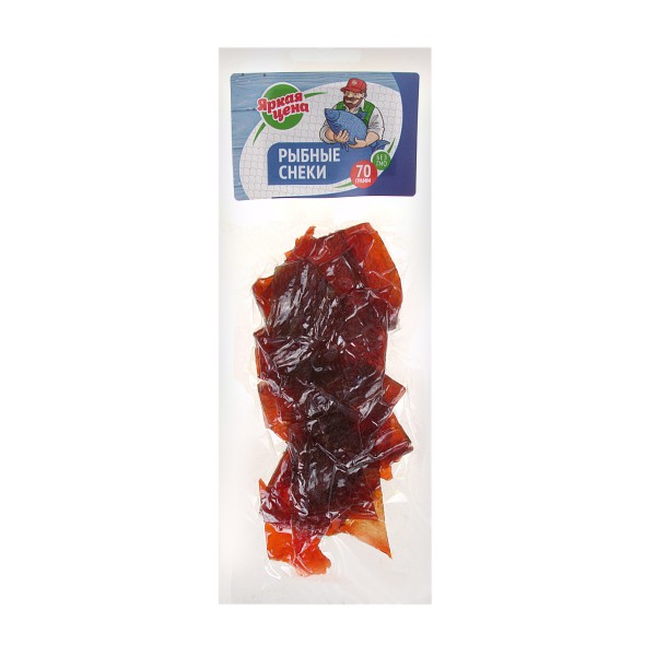 Чипсы рыбные Камчатские солено-сушеные Яркая цена 70г