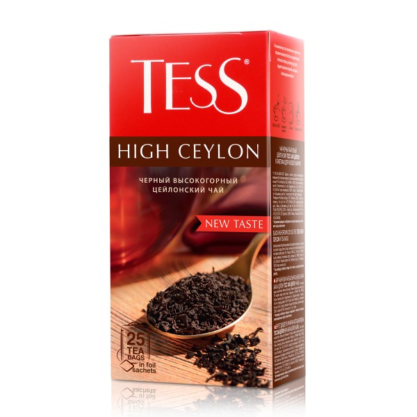 Чай черный Tess High Ceylon 25пак