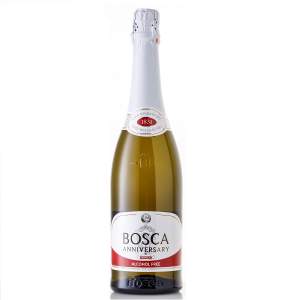 Вино безалкогольное белое полусухое газированное Bosca Anniversary 0,75л