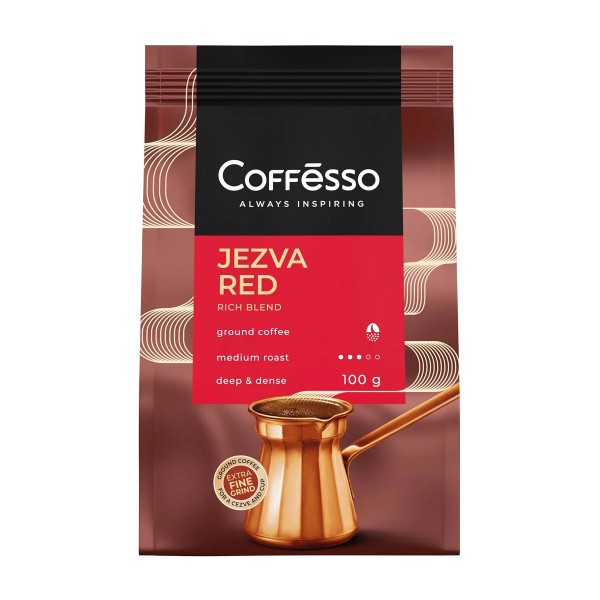 Кофе молотый Coffesso Jezva Red 100г