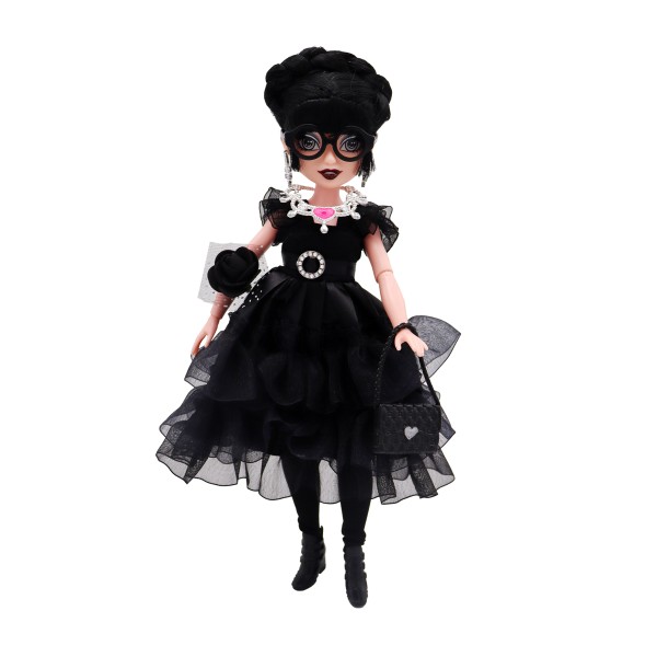 Кукла Glam Divas Вэнди с аксессуарами 25см Funky Toys черное платье