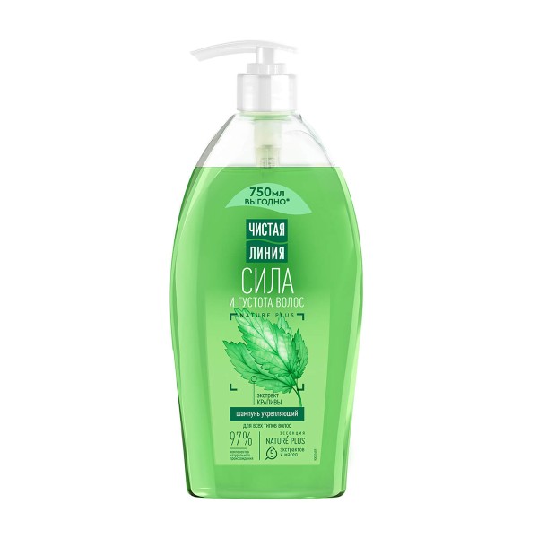 Шампунь Чистая линия 750мл укрепляющий