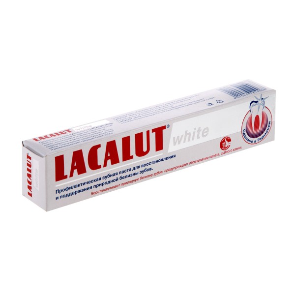 Зубная паста Lacalut White 75мл