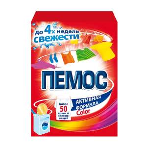 Порошок стиральный Пемос Color Активная формула 350г