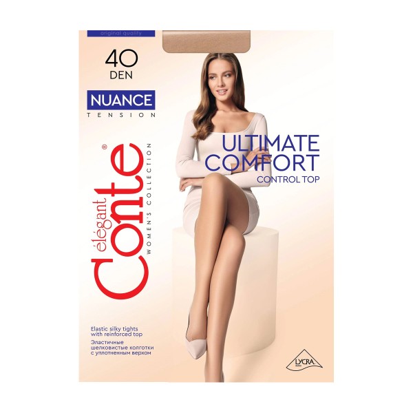 Колготки Nuance Conte 40den natural 3