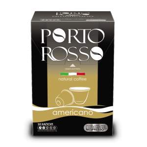 Кофе капсульный Porto Rosso Americano мягкий 50г