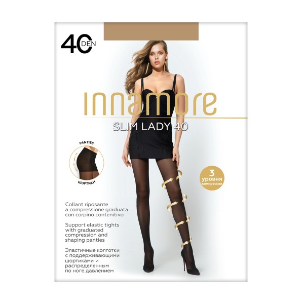 Колготки женские Slim Lady 40den Innamore daino, 2