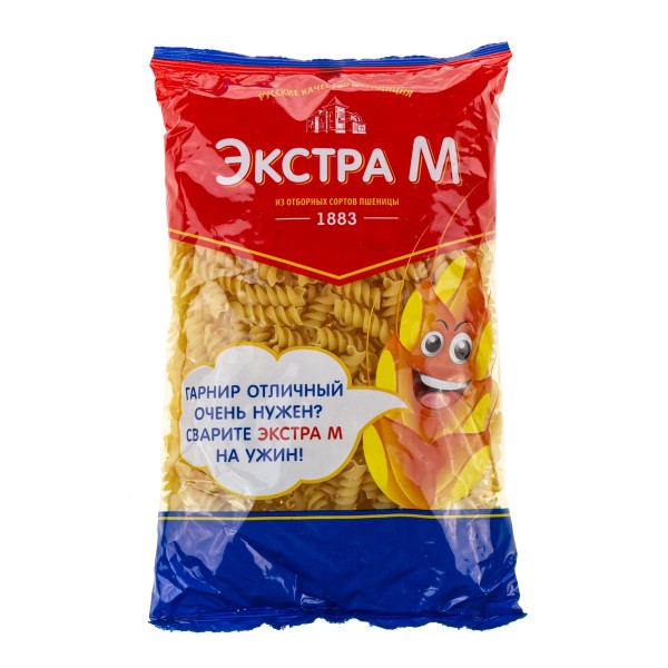 Макароны Спиральки Экстра М 400г