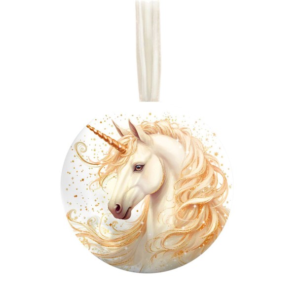 Украшение подвесное Шар Символ года с пожеланиями d6,5см Magic Time