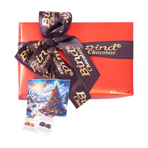 Набор шоколадных конфет Красная подарочная упаковка Bind 110г