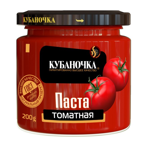 Паста томатная Кубаночка 200г