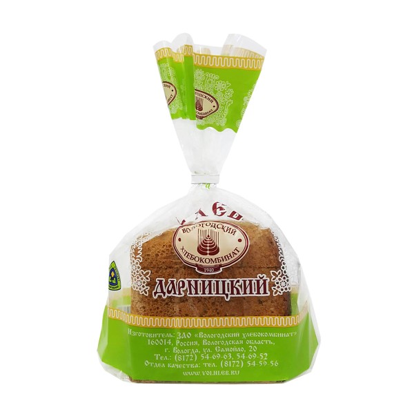 Хлеб Дарницкий в нарезку Вологодский ХК 350г