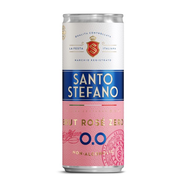 Напиток безалкогольный газированный Santo Stefano Brut Rose 0,25л
