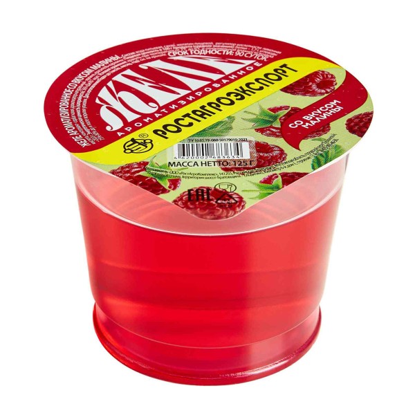 Желе Ростагроэкспорт 125г малина