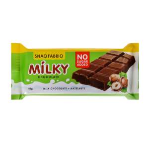 Шоколад Milky молочный Snaq Fabriq 55г с шоколадно-ореховой пастой
