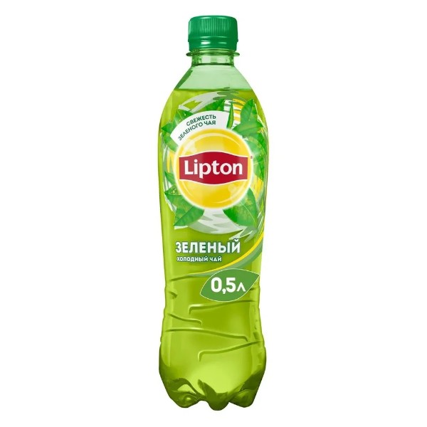 Напиток чайный Lipton зеленый 0,5л