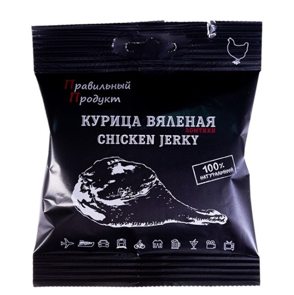 Снеки курица  вяленая Правильный продукт 25гр