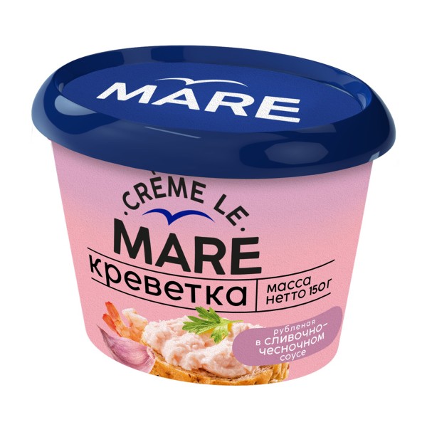 Креветка рубленая Creme le Mare в сливочно-чесночном соусе 150г Балтийский Берег