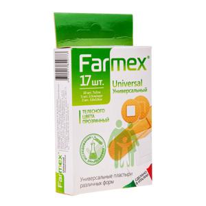Набор пластырей Farmex универсальный 17шт