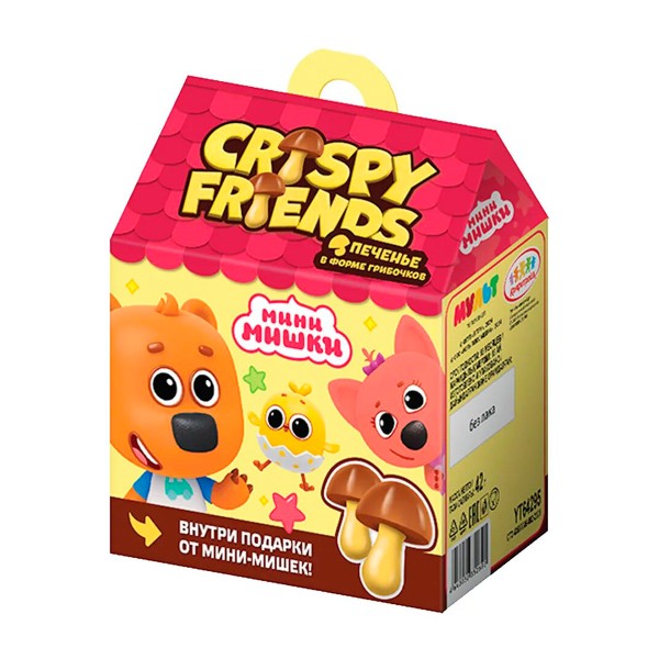 Печенье Грибочки 42г Конфитрейд