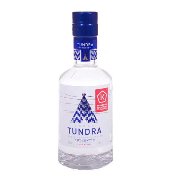 Водка Tundra Authentic 40% 0,25л