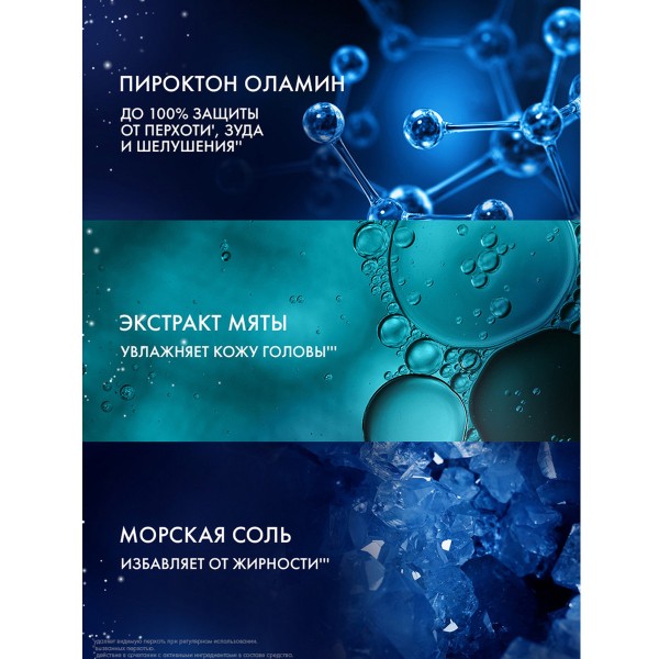 Шампунь Clean Men 380мл ice ocean