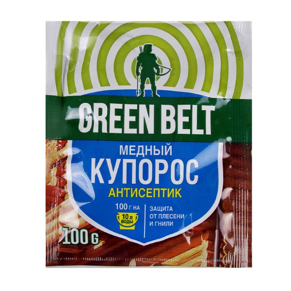 Средство антисептическое Медный купорос Green Belt 100г