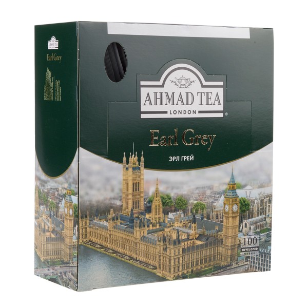 Чай черный Ahmad Tea Earl Grey 100 пакетиков
