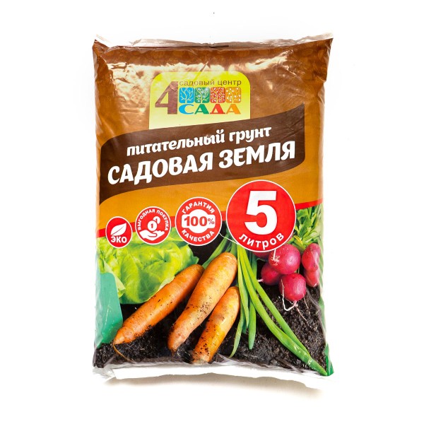 Грунт Садовая земля 5л Цветочный регион