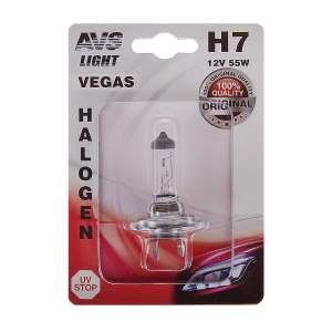 Лампа галогенная Vegas H7 12V 55W AVS