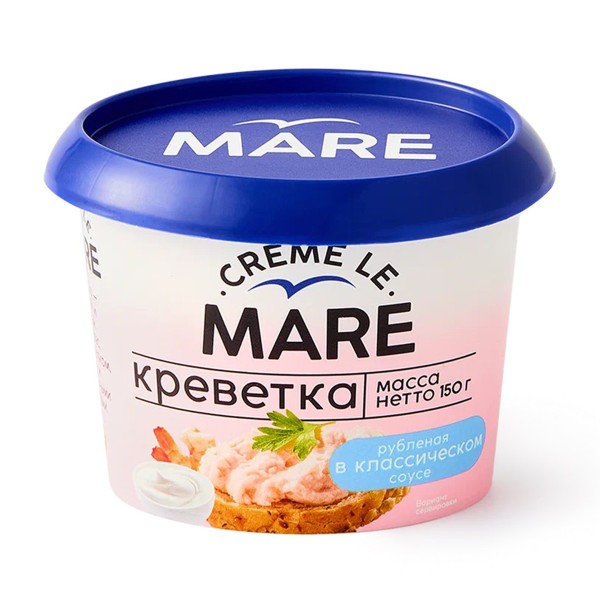 Креветка рубленая Creme le Mare в классическом соусе 150г Балтийский Берег