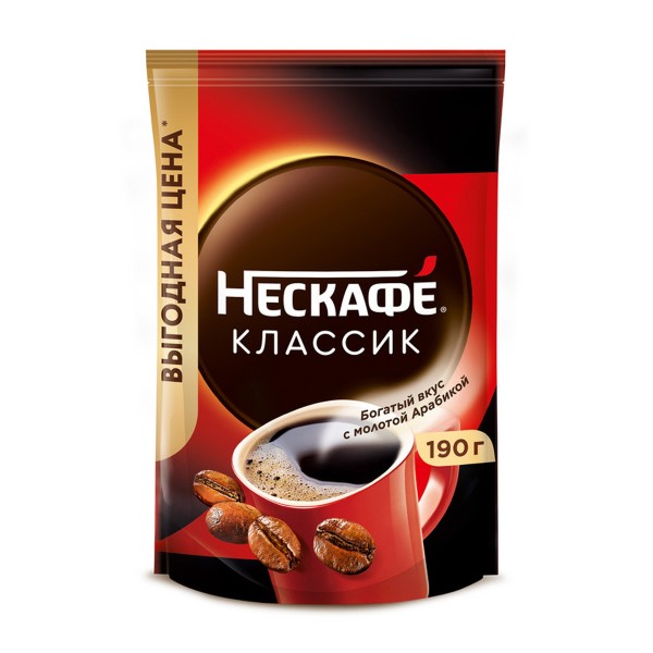 Кофе растворимый Nescafe Classic 190г