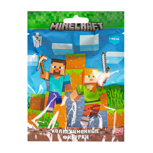 Фигурка Minecraft коллекционные топперы 1шт Simba Toys