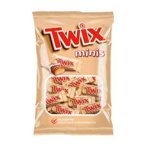 Конфеты шоколадные Twix Minis 184гр
