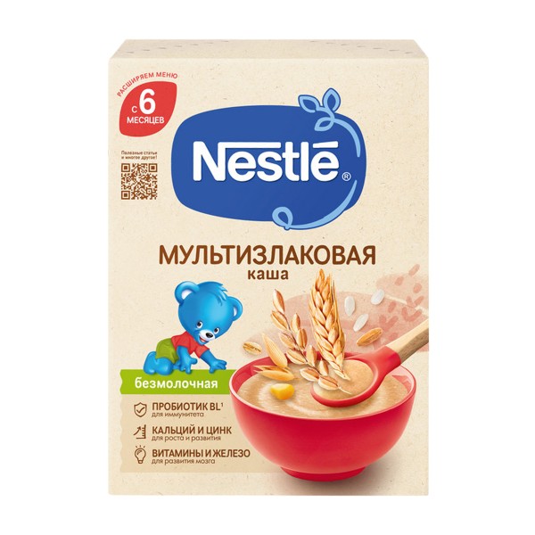 Каша сухая безмолочная Nestle 200г мультизлаковая