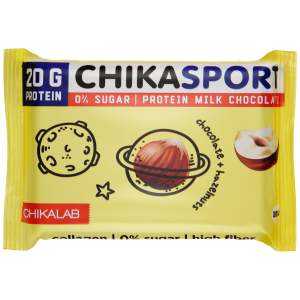 Шоколад Chika sport молочный с фундуком Chikalab 100г