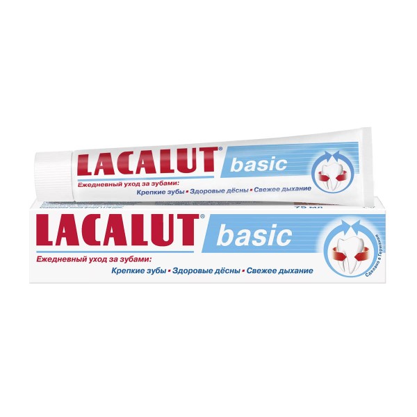 Зубная паста Lacalut Basic 75мл