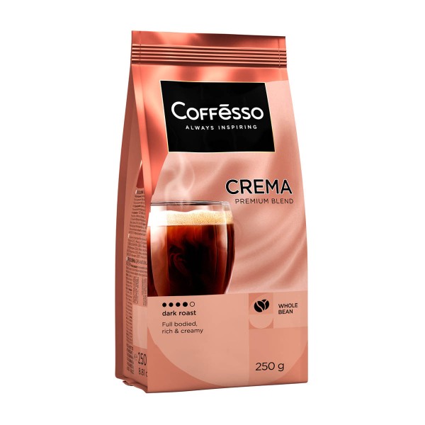 Кофе в зернах Coffesso Crema 250г