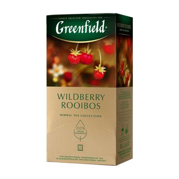 Напиток чайный Greenfield Wildberry Rooibos 25пак