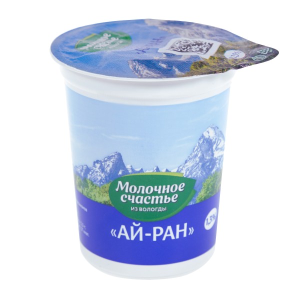 Ай-ран с солью 1,3% Молочное счастье 200г БЗМЖ