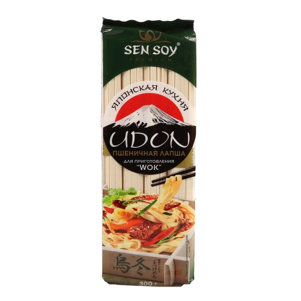 Лапша пшеничная Udon Sen Soy Premium 300г