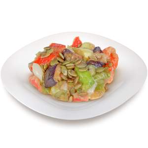 Салат из баклажан с тыквенными семечками производство Макси