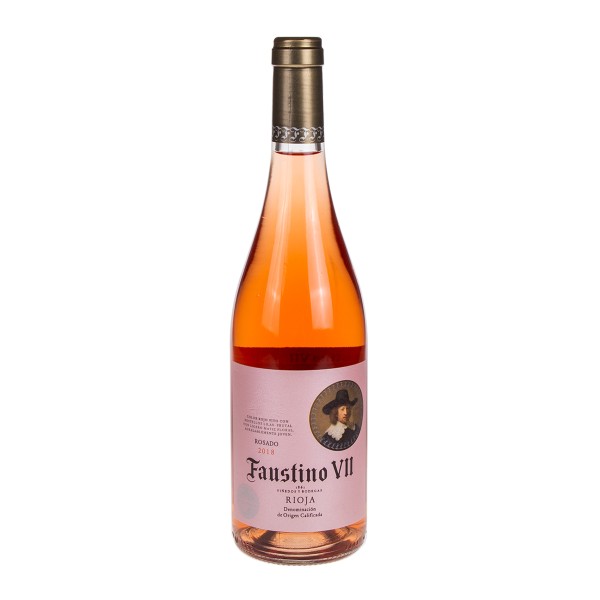 Вино розовое сухое Faustino VII Rosado Rioja 12,5% 0,75л