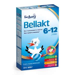Детское питание Bellakt смесь молочная сухая 300г 6-12 месяцев БЗМЖ