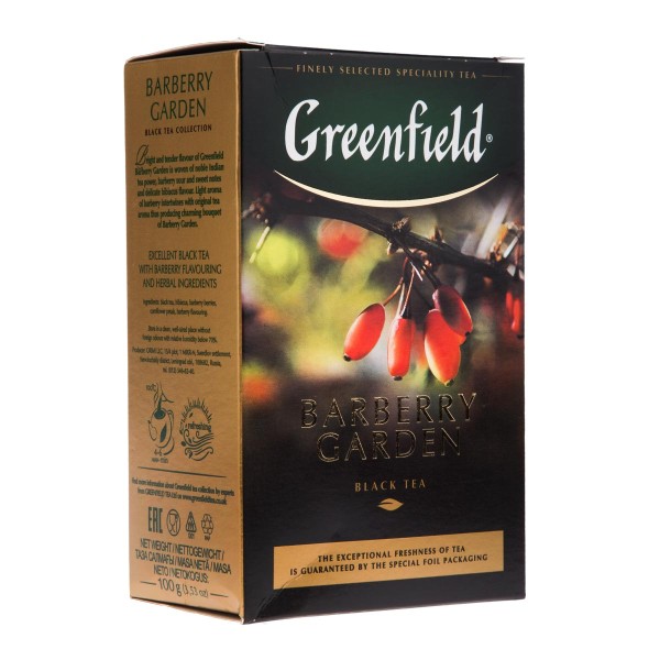 Чай черный Greenfield Barberry Garden 100г