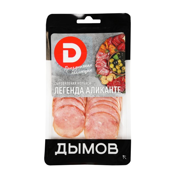 Колбаса сыровяленная Легенда Аликанте Дымов 70г