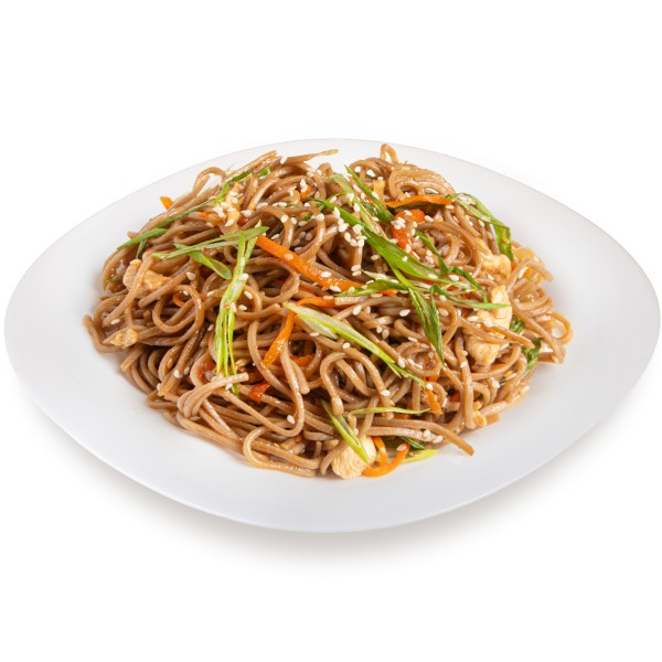 Соба с курицей производство Макси