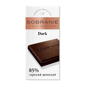 Шоколад горький  85% какао Classic Dark Sobranie 90г
