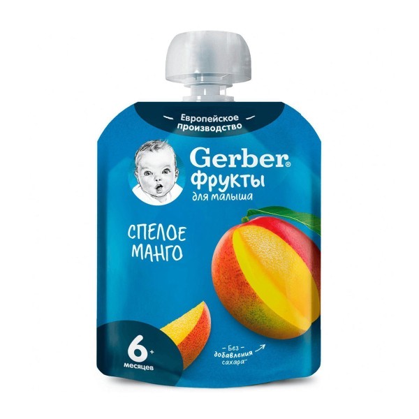 Пюре детское Gerber 90г спелое манго